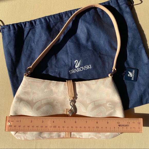 swarovski crystal blush white evening purse - Picture 5 of 11